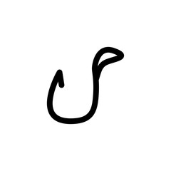 bucher hook icon vector symbols illustration