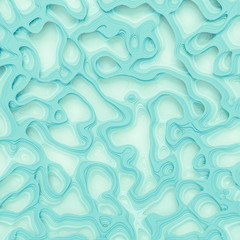 Modern background with lines and relief. 3d illustration, 3d rendering.