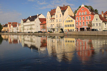 Obraz premium Am Isargestade in Landshut