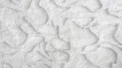 Naklejka premium Abstract texture. Relief, shape, wood, stone. 3d illustration, 3d rendering.