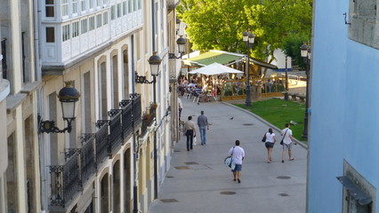 Obraz premium Lugo -Lucus Augusti in Latin, a city in northwestern Spain in Galicia. 