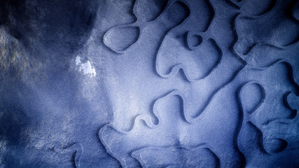 Abstract texture. Relief, shape, wood, stone. 3d illustration, 3d rendering.