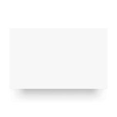 Blank paper banner on the white background.