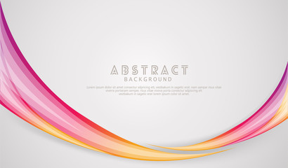 Waving elegance abstract background with dynamic gradation color