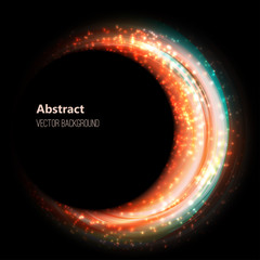 Vector illustration of red abstract background