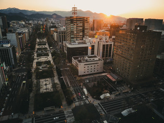 Sapporo sunset
