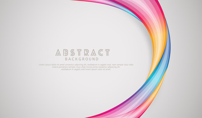 Waving elegance abstract background with dynamic gradation color