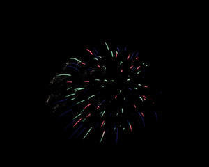 fireworks ARE NOT cut out and put on to black backgrounds, images are almost straight from camera ...