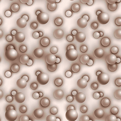 beautiful shining seamless background with pearls 