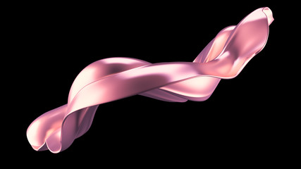 Elegant background with drapery silk. 3d illustration, 3d rendering.