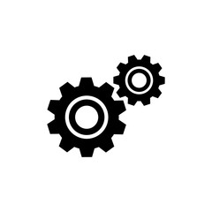 Gear icon symbol vector