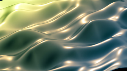 Luxury elegant background abstraction fabric. 3d illustration, 3d rendering.