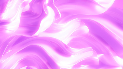 Luxury elegant background abstraction fabric. 3d illustration, 3d rendering.