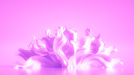 Luxury elegant background abstraction fabric. 3d illustration, 3d rendering.