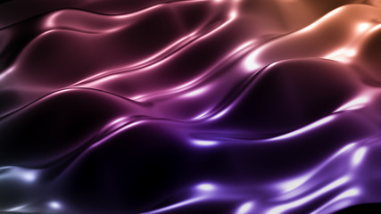 Luxury elegant background abstraction fabric. 3d illustration, 3d rendering.