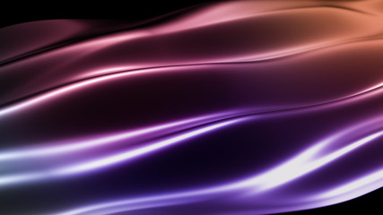 Luxury elegant background abstraction fabric. 3d illustration, 3d rendering.