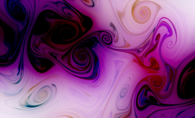 Obraz premium Seamless colorful smoke pattern. Magic space texture on white background.