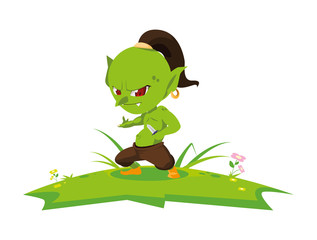 ugly troll in the camp magic character