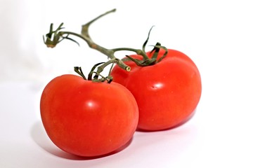 two tomatoes