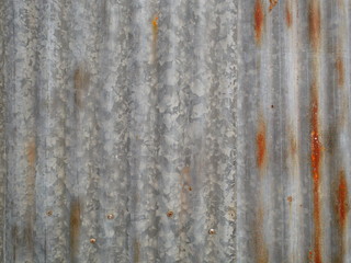 metal wall background, rusty zinc roof texture