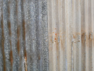 metal wall background, rusty zinc roof texture