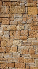 Steinmauer - Steinwand - Sandstein - Steine - Wand