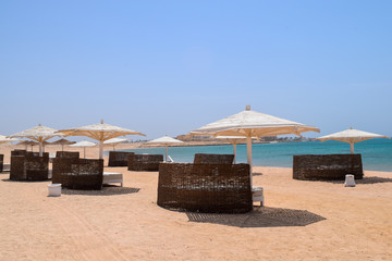 White beach Soma bay Hurghada Egypt