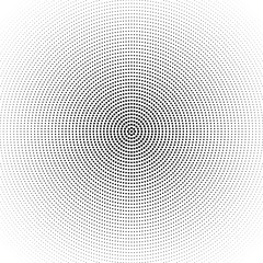 Halftone round dot pattern background -  vector graphic design