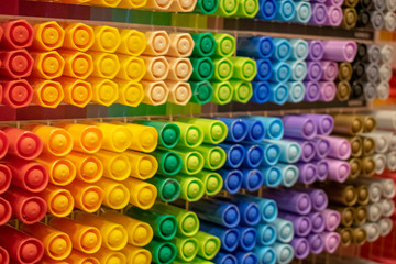 Showcase with markers