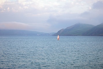 sailboat before the storm