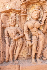 Antique stones idols of Jain God & Goddess in Deogarh, Uttar Pradesh Jaincentre built in 8th to the 17th century A.D.