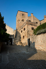 Fototapeta na wymiar castel, castello cini in Monselice, Italy