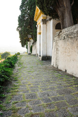 Fototapeta premium small church, chapel, of Duodo complex, Monselice, Italy
