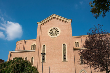 Church, Duomo dei Santi Pietro ed Eliseo in Montegroto Terme, Italy
