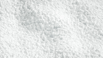 White background snow christmas, new year. 3d illustration, 3d rendering.