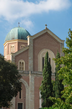 Church, Duomo dei Santi Pietro ed Eliseo in Montegroto Terme, Italy