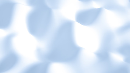 White background snow christmas, new year. 3d illustration, 3d rendering.