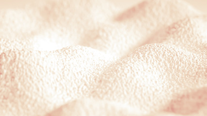 White background snow christmas, new year. 3d illustration, 3d rendering.