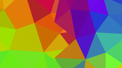 Abstract geometric triangle background, art, artistic, bright, colorful, design. Mosaic, color background. Mosaic texture. The effect of stained glass. EPS 10 Vector