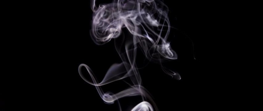Top upside down smoke slow motion footage video