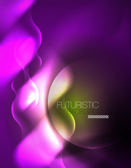 Neon lights vector abstract background