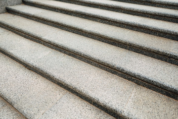 concrete staircase closeup in an urban environment