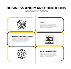BUSINESS AND MARKETING ICON SET