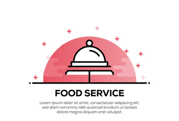 FOOD SERVICE ICON CONCEPT