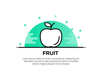 FRUIT ICON CONCEPT