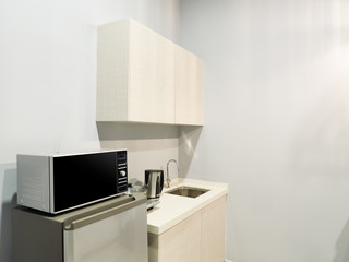 A modern kitchen interior
