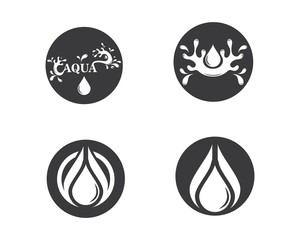 water drop Logo Template vector illustration