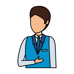 flight attendant avatar character