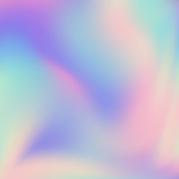 Abstract blurred Holographic gradient background 