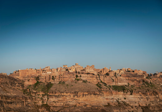 kawkaban ancient hilltop village in haraz mountains of yemen